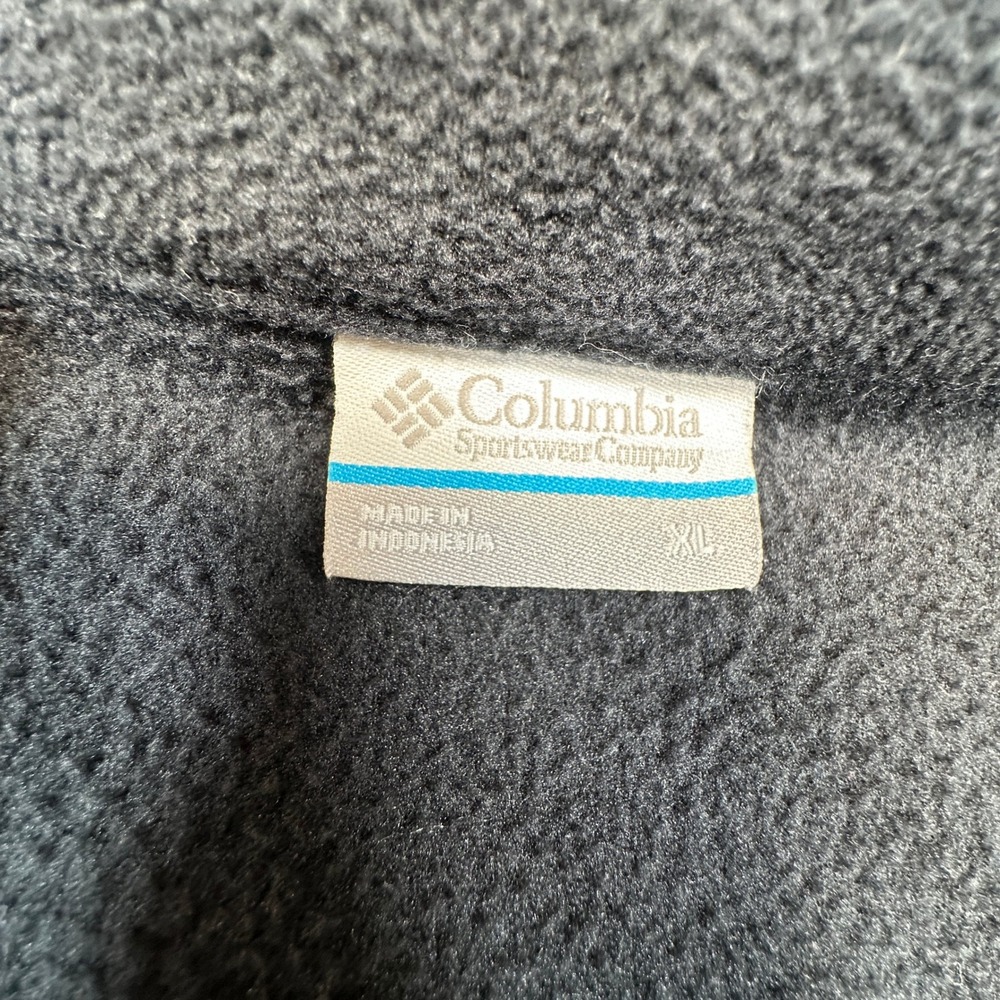 Columbia Interchange Benton Springs Fleece Jacket Womens XL Black Zip Shacket - Picture 4 of 8